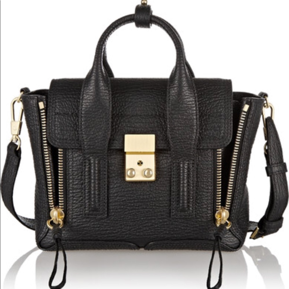 3.1 Phillip Lim Pashli Small Satchel Black